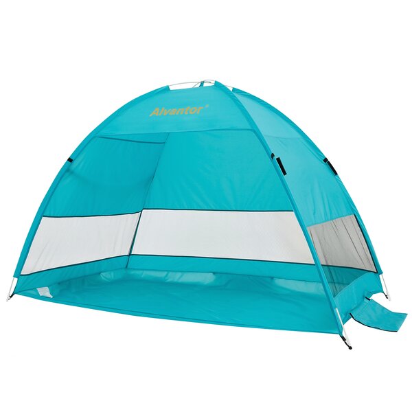 Alvantor Beach Tent Coolhut Plus Beach Umbrella Outdoor Sun Shelter Cabana  Automatic Instant Pop-Up UPF 50+ Sun Shade Portable